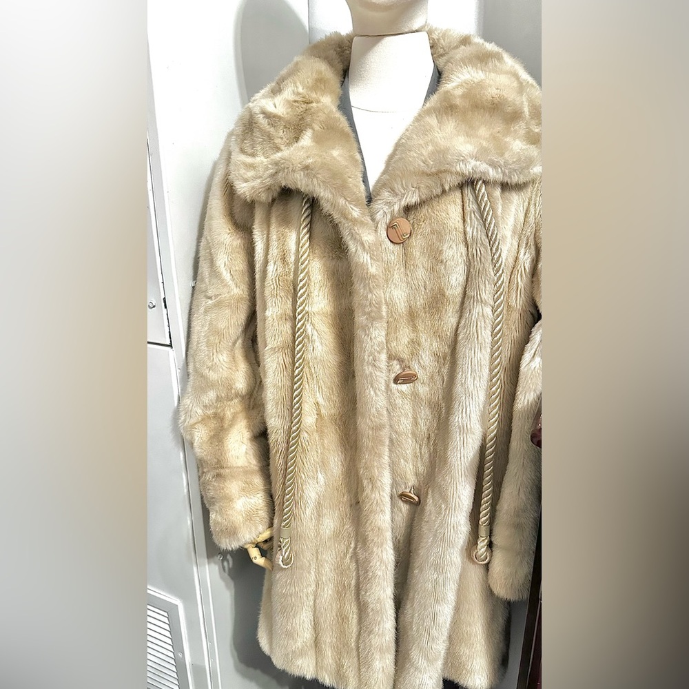 A TISSAVEL OF FRANCE  REAL MINK FUR COAT